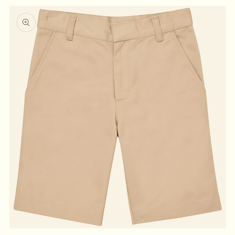 Dennis Uniform Flat Front Shorts, Size 6